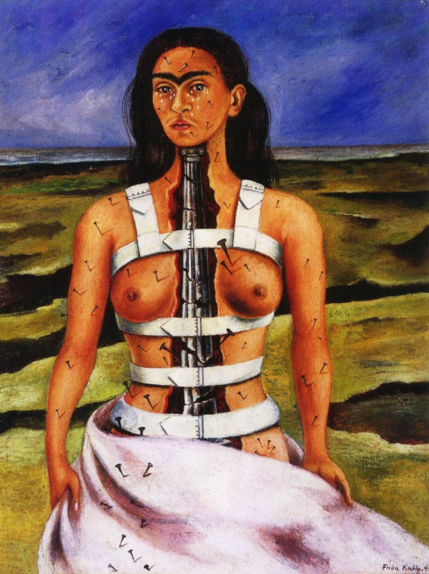 Frida Kahlo, The Broken Column, 1944, Museo Dolores Olmedo