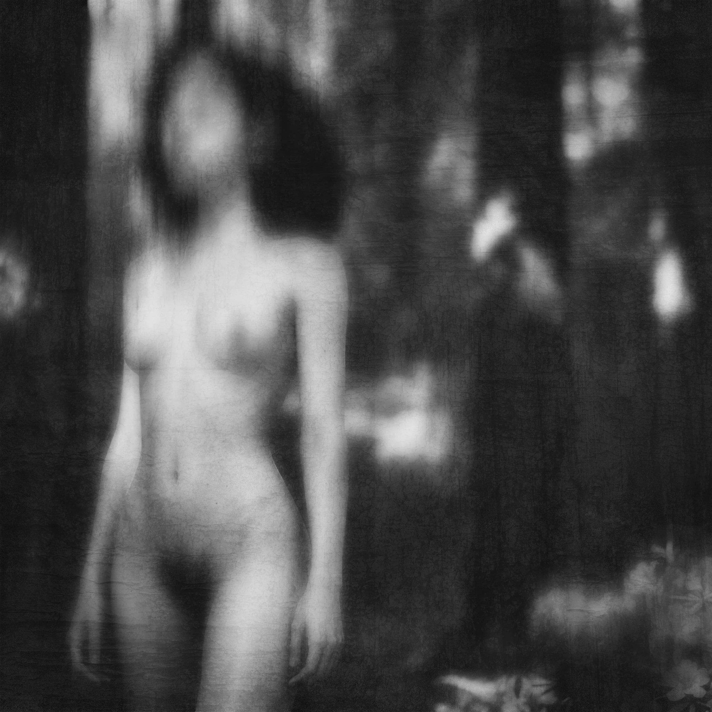 Afterimage Nocturne — Black and White Figurative Photography