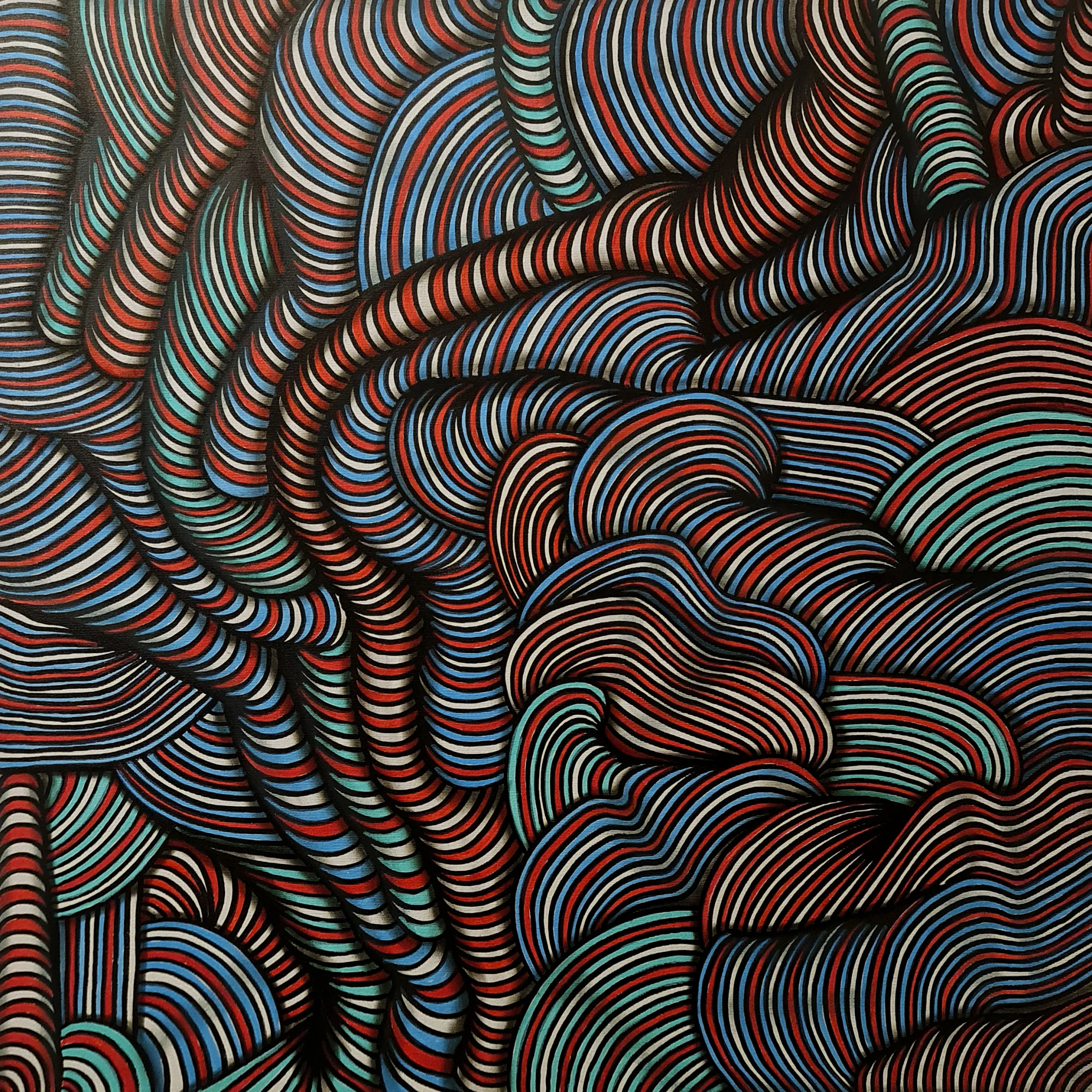 Imperial Rhythm — Abstract Optical Line Art (2026)